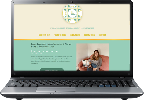 site web de Laura Lacrambe